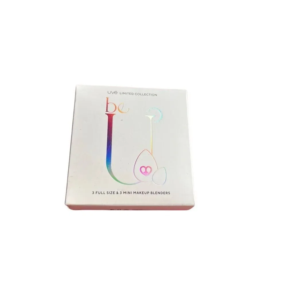 UVÉ Limited Collection Be U Beauty Blenders - 6pc Set Vegan Non-Toxic New in Box